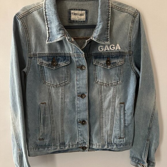 GAGA Lady Gaga Joanne Tour Limited Edition Jean Jacket   *Kids XL Size* - Picture 4 of 14